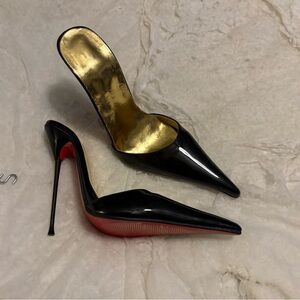 Chic Black and Red Stiletto Heels